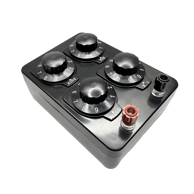 0-9999Ω 調整可能な物理教育実験ツール抵抗ボックス精密教育器具可変抵抗ボックス