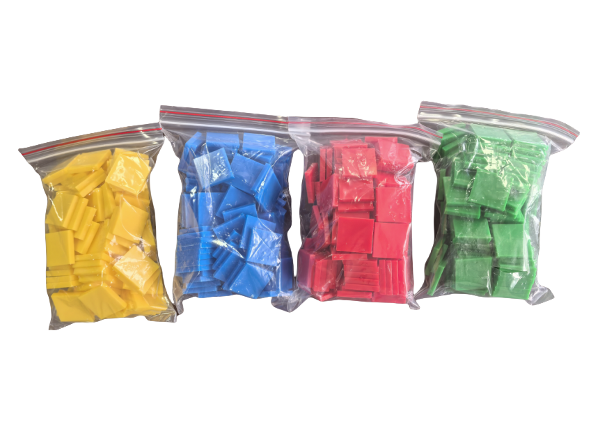 プラスチック製角レンガ 400個